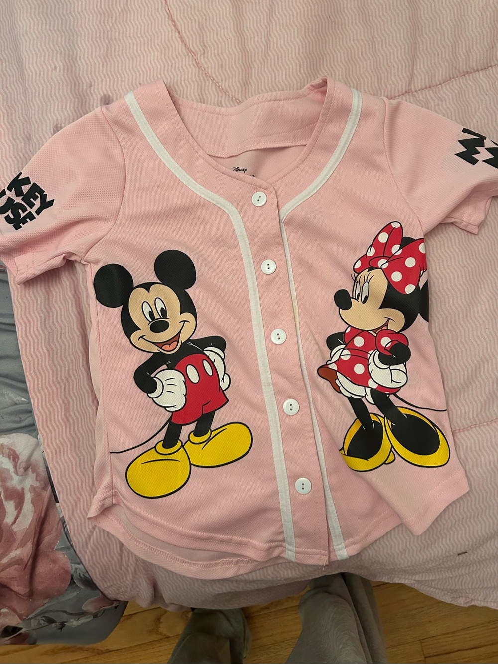 Disney Mickey & Minnie Pink Jersey